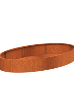 Køb Elipse cortenstål 280 x 160 cm online billigt møbel