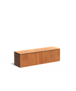 Køb Bænk i cortenstål 150 cm online billigt møbel