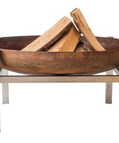 Køb Bålfad Crate Rusten stål 63 cm online billigt møbel