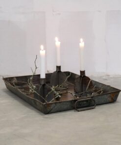 Køb Isidro - 3 bakker i genbrugsmetal online billigt møbel