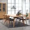 Køb Delta spisebord i lakeret eg med størrelse 100 x 180/270 cm online billigt møbel