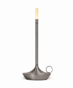 Køb LED lampe trådløs grafit online billigt møbel