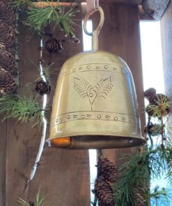 Køb Klokke i antik messing online billigt møbel