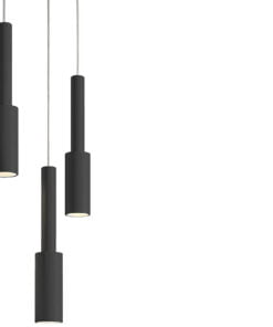 Køb Panzeri Tubino pendellampe sort online billigt møbel