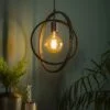 Køb Frisky - Loftlampe i patineret metal Levering med pære(r) online billigt møbel