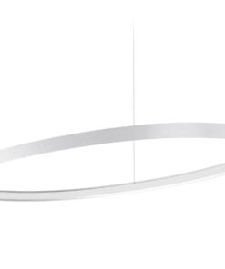 Køb Panzeri ZERO Elipse hvid 130 x 59 cm 2.700 Kelvin (Varm hvid farve) online billigt møbel