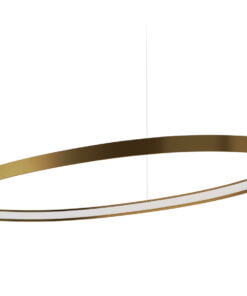Køb Panzeri ZERO Elipse bronze 130 x 59 cm 2.700 Kelvin (Varm hvid farve) online billigt møbel