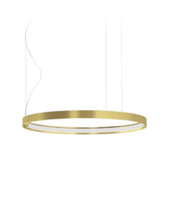 Køb Panzeri ZERO ROUND Ø50 messing 2.700 Kelvin (Varm hvid farve) online billigt møbel