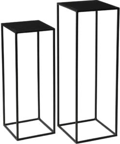 Køb Pedi kvadratisk pedestal - sæt med 2 online billigt møbel