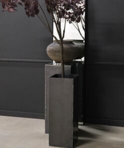 Køb Fuzeta - Pedestal sæt i sort patineret jern online billigt møbel