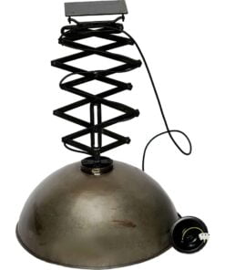 Køb Fabriksloftlampe med sakseudtræk - jern online billigt møbel