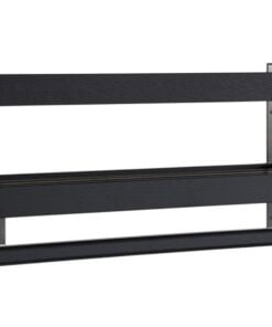 Køb Hall - Dobbelt hattehylde med en bredde på 80 cm Sortbejdset lakeret eg online billigt møbel