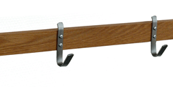 Køb Hall - Knagerække med 4 kroge og bredde 70 cm Olieret eg online billigt møbel