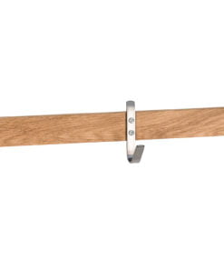 Køb Hall - Knagerække med 5 kroge og bredde 90 cm Olieret eg online billigt møbel