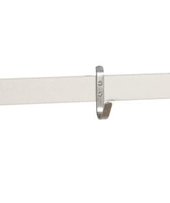 Køb Hall - Knagerække med 5 kroge og bredde 90 cm Hvid birk online billigt møbel