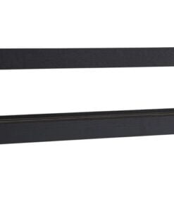 Køb Hall - Dobbelt skohylde som vægmodel med en bredde på 80 cm Sortbejdset lakeret eg online billigt møbel