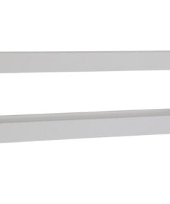 Køb Hall - Dobbelt skohylde som vægmodel med en bredde på 100 cm Hvid birk online billigt møbel