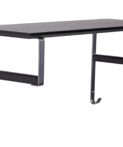 Køb Rattle - Hattehylde med en bredde på 77 cm Sortbejdset lakeret eg online billigt møbel