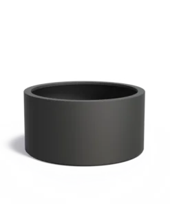 Køb Plantekasse CYLINDER glasfiber Ø120 cm højde 60 cm online billigt møbel