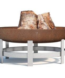 Køb Bålfad Preila Rusten stål 63 cm online billigt møbel