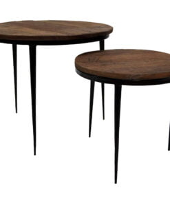 Køb Milan rundt sofabord - sæt med 2 online billigt møbel