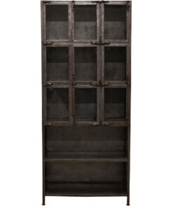 Køb Henri industriel vitrineskab online billigt møbel