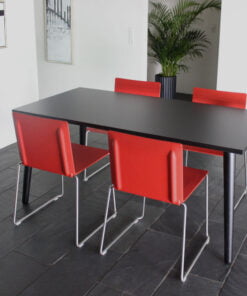 Køb Strati - Spisebord i sort laminat online billigt møbel