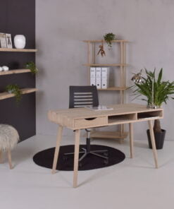 Køb Texas- Skrivebord med skuffe i eg