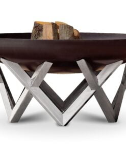 Køb Bålfad Awen Rusten stål 45 cm online billigt møbel