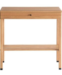 Køb Freja - Konsolbord i massiv eg og en skuffe Lakeret eg online billigt møbel