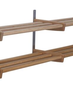 Køb Soul - Dobbelt skohylde med en bredde på 115 cm Lakeret eg online billigt møbel