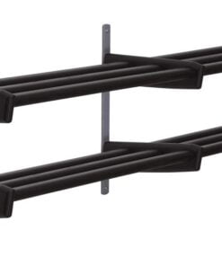 Køb Soul - Dobbelt skohylde med en bredde på 115 cm Sortbejdset lakeret eg online billigt møbel