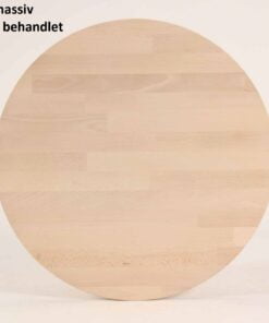 Køb CT 10 - Sofabord i massiv bøg og diameter 60 cm Højde 40 cm Sæbebehandlet online billigt møbel