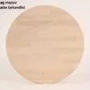 Køb CT 10 - Sofabord i massiv bøg og diameter 70 cm Højde 50 cm Sæbebehandlet online billigt møbel