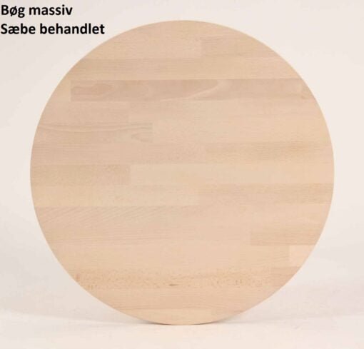 Køb CT 10 - Sofabord i massiv bøg og diameter 70 cm Højde 50 cm Sæbebehandlet online billigt møbel