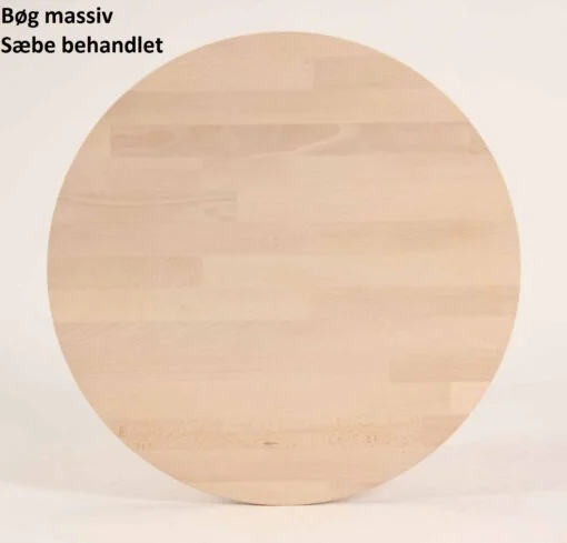 Køb CT 10 - Sofabord i massiv bøg med dråbeform og størrelse 74 x 55 cm Højde 45 cm Sæbebehandlet online billigt møbel