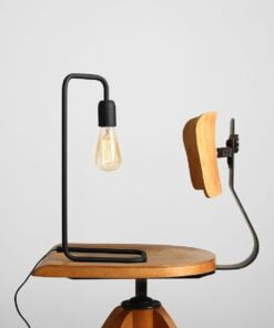 Køb Flight - Bordlampe i sort metal online billigt møbel