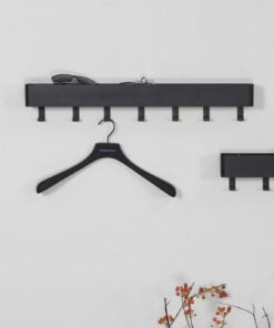 Køb Alhamba - Knagerække med hylde i sort metal