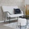 Køb Coozy - Sofa i hvid kunst lammeskind. online billigt møbel