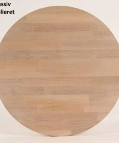 Køb Loop - Reol med fem hylder i massiv eg og bredde 140 cm Hvid olieret online billigt møbel