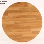 Køb Loop - Reol med fem hylder i massiv eg og bredde 140 cm Olieret online billigt møbel