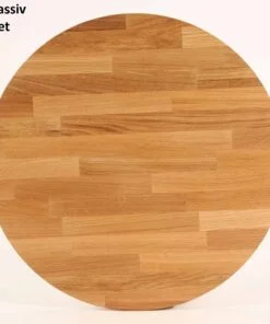 Køb CT 10 - Sofabord i massiv eg med organisk trekantet form i størrelsen 82 x 118 cm Højde 40 cm Olieret online billigt møbel