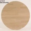 Køb CT 10 - Sofabord i massiv eg og diameter 50 cm Højde 40 cm Sæbebehandlet online billigt møbel