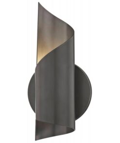 Køb Evie væglampe i bronchelakeret stål online billigt møbel