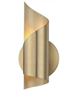 Køb Evie væglampe i messinglakeret stål online billigt møbel