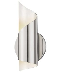 Køb Evie væglampe i poleret nikkel online billigt møbel