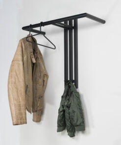 Køb Bocina - Knagerække i sort stål online billigt møbel