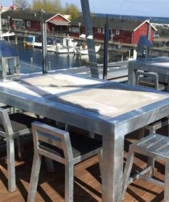 Køb Rock-Solid - spisebord i galvaniseret stål