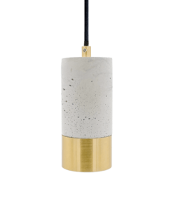 Køb Lys betonlampe messing GU10 fatning online billigt møbel