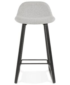 Køb Barstol i lysegråt stof online billigt møbel